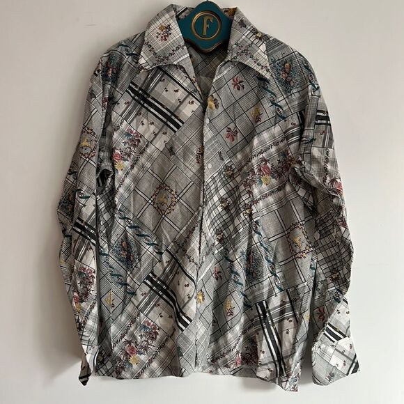Vintage Ego Button Down Shirt - 17 - Picture 1 of 5
